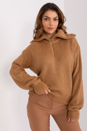 Sweter-BA-SW-0374.35P-camelowy 2