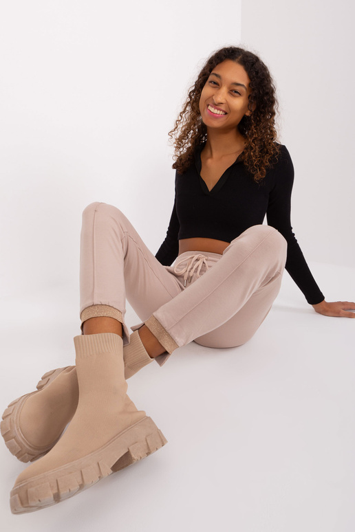 Tepláky - RV-DR-8517.16 - světle béžové