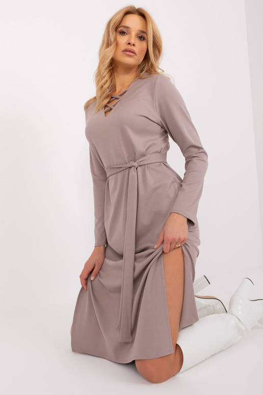 Šaty-LK-SK-509455.96-tmavě béžové