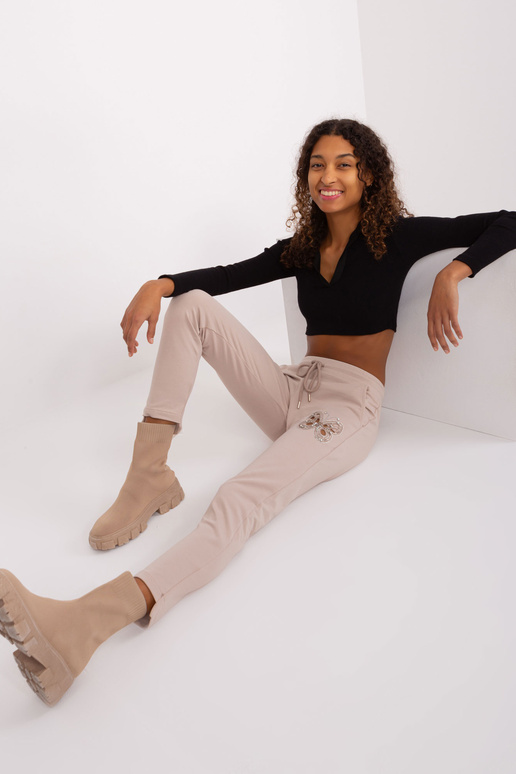 Tepláky - RV-DR-8835.10 - světle béžové