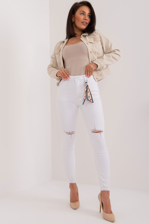 Džínové kalhoty-PM-SP-J1273-1,68-bílé