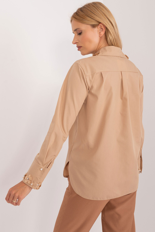 Košile-LK-KS-509574.71-tmavě béžová