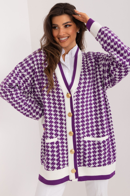 Kardigan-BA-SW-1480.06-fialový