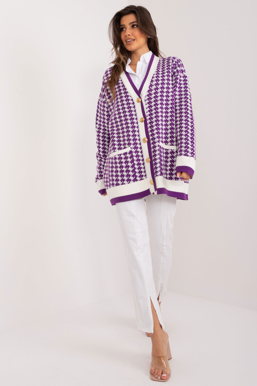 Kardigan-BA-SW-1480.06-fialový