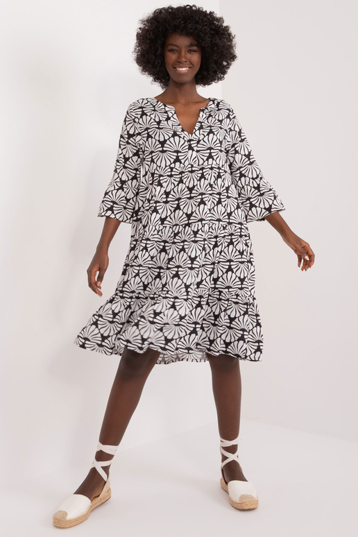 Šaty-D73771Z30214J-černobílé