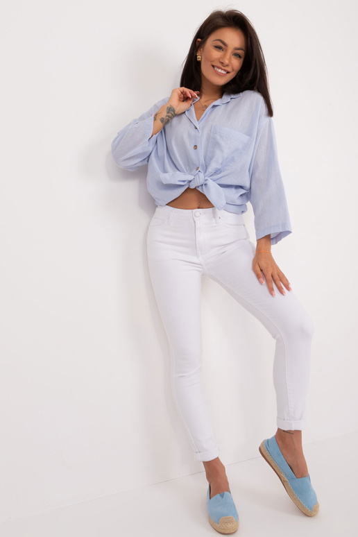 Džínové kalhoty-PM-SP-J1286-1,70-bílé