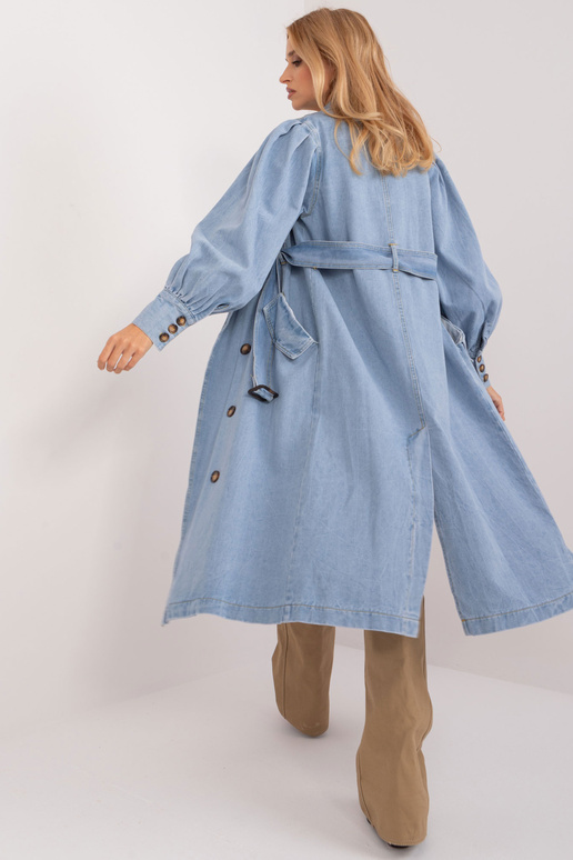 Kabát-NM-PL-TR295.22 - světle modrý