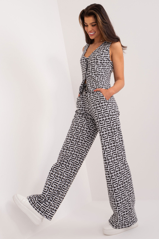 Kalhoty-LK-SP-509563.20X-šedo-černé