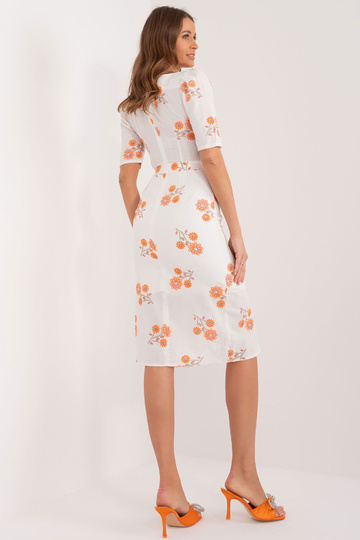 Šaty-LK-SK-509405.02P- bílá