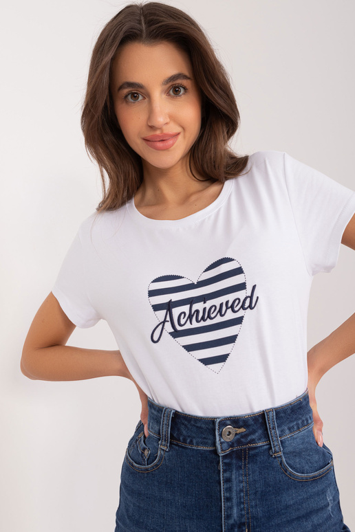 Tričko-RV-TS-9667.19-bílá a tmavě modrá