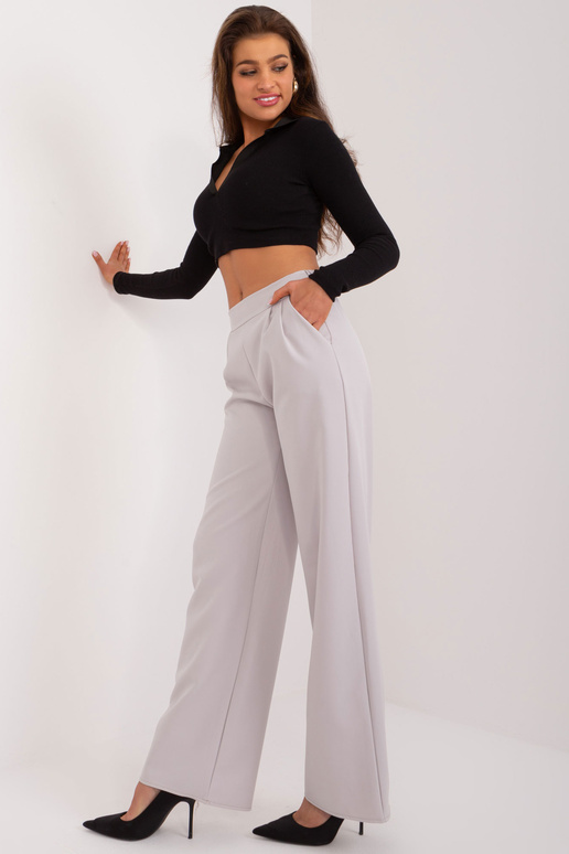 Kalhoty-WN-SP-8247,65-světle šedá