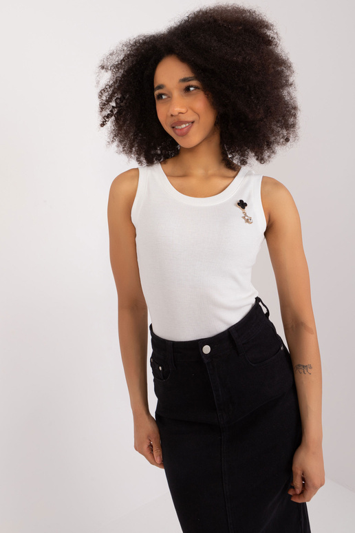 Crop top styl košile...