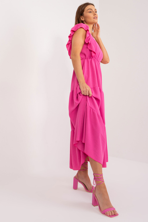 Šaty-DHJ-SK-8352.04-tmavě růžové