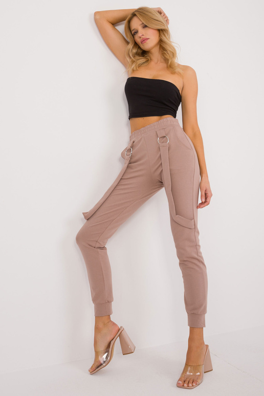 Tepláky-RV-DR-9629.82-tmavě béžové