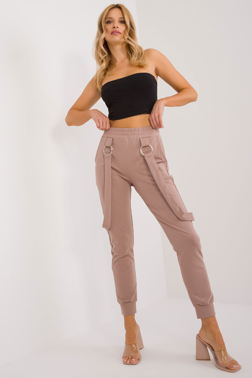 Tepláky-RV-DR-9629.82-tmavě béžové