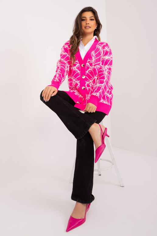 Cardigan-BA-SW-2040.78-fluo růžová