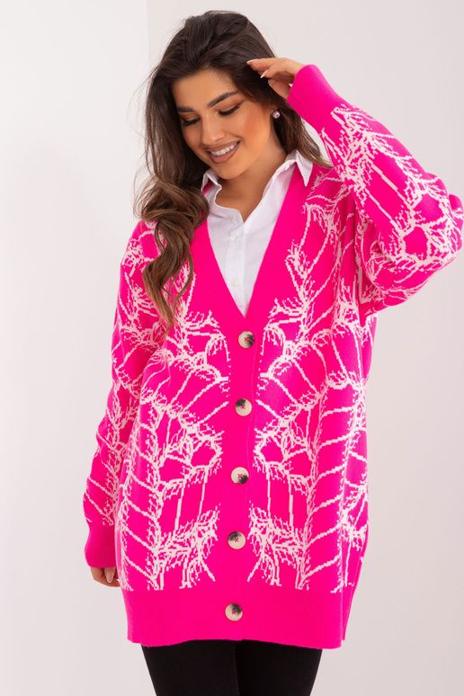 Cardigan-BA-SW-2040.78-fluo růžová