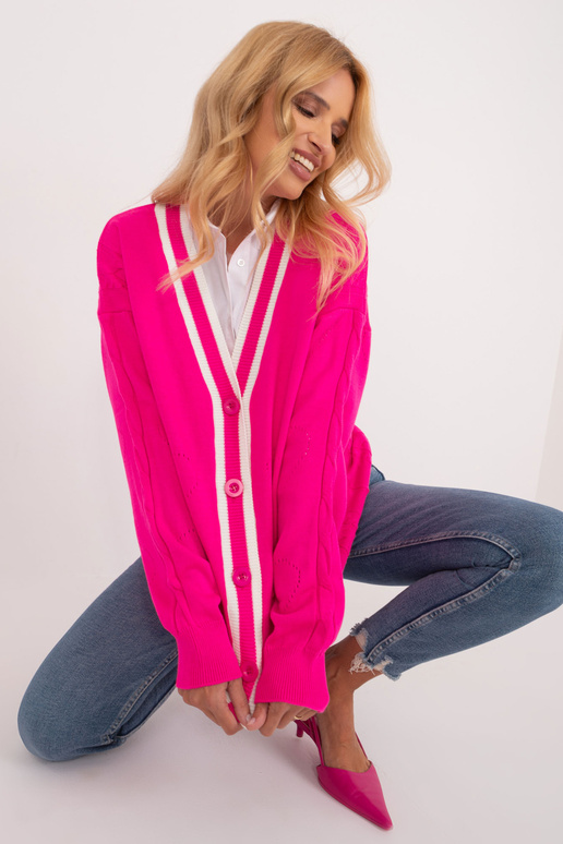 Cardigan-BA-SW-12055.14X-fluo růžová