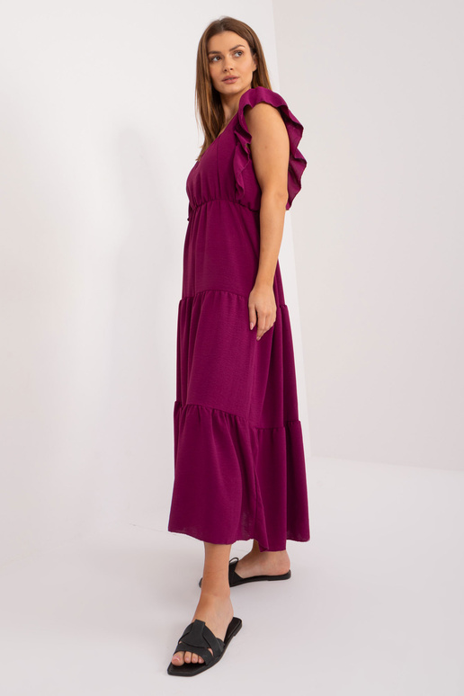 Šaty-DHJ-SK-8352.04-tmavě fialové