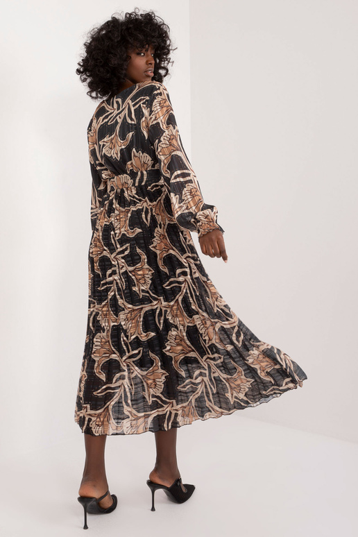 Šaty-DHJ-SK-13928.42-černo-béžové