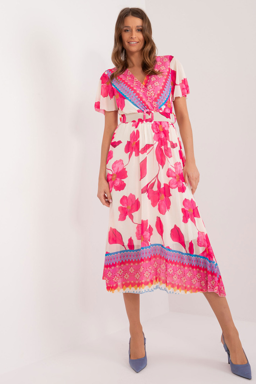 Šaty-DHJ-SK-11331-5.19-tmavě růžové