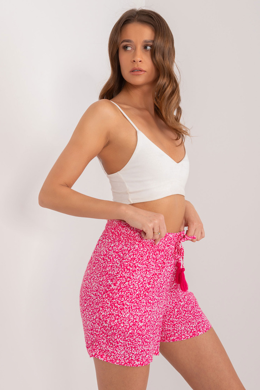 Šortky - D73771M62393KA - Tmavě růžové