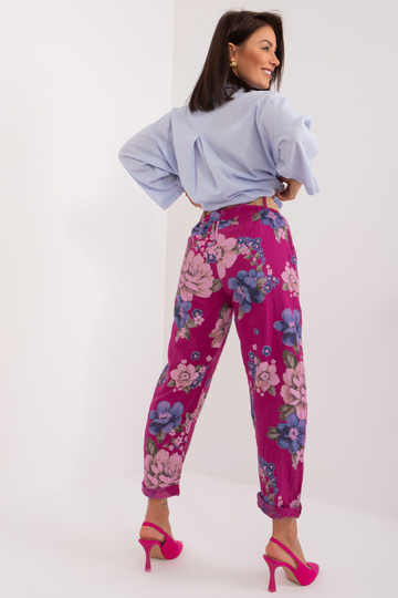 Kalhoty-DHJ-SP-1365,89-fialové