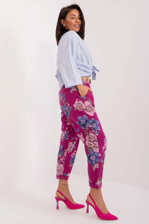 Kalhoty-DHJ-SP-1365,89-fialové