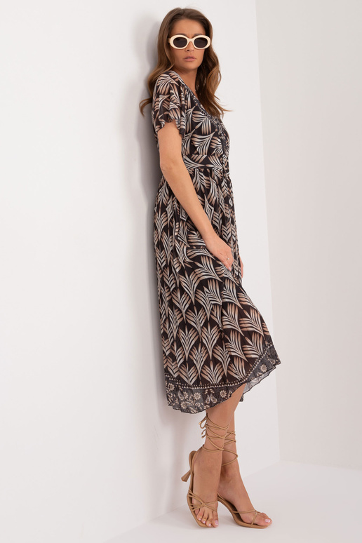 Šaty-DHJ-SK-11331-7,71-černo-béžové