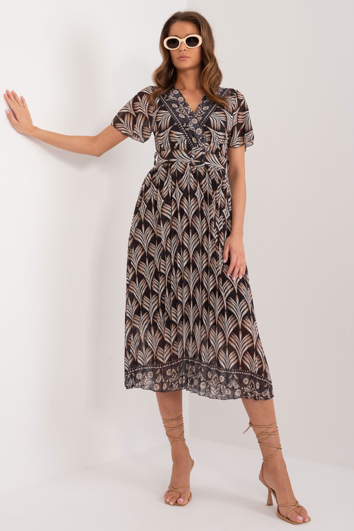 Šaty-DHJ-SK-11331-7,71-černo-béžové