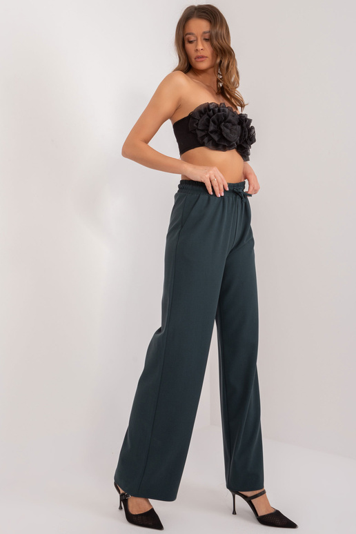 Kalhoty-LK-SP-509616.54-tmavě zelené