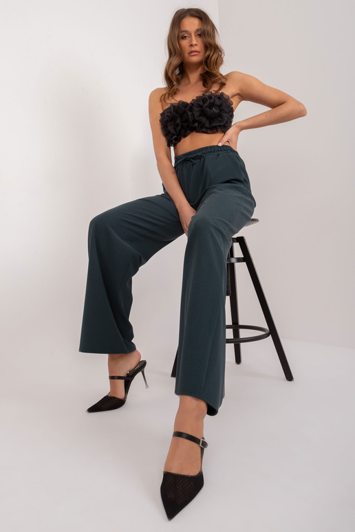 Kalhoty-LK-SP-509616.54-tmavě zelené