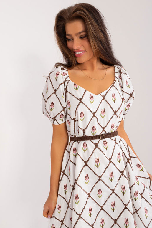 Šaty-LK-SK-509406.31-bílo-hnědé