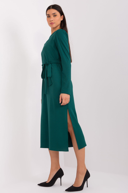 Sukienka-LK-SK-509447.75P-ciemny zielony