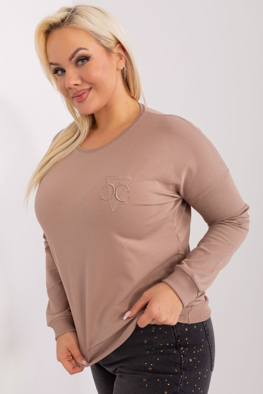 Bluzka-RV-BZ-9312.28P-ciemny bezowy