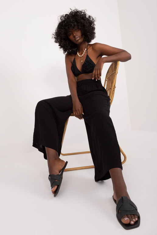 Kalhoty - D73761M62237E - černé