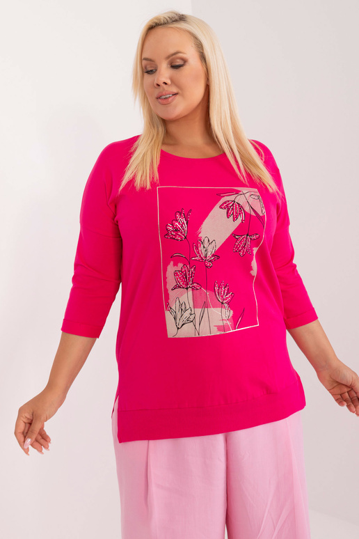 Halenka-RV-BZ-8983.07-fuchsiová Halenka-RV-BZ-8983.07-fuchsiová