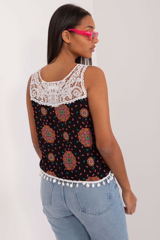 Crop top styl košile...