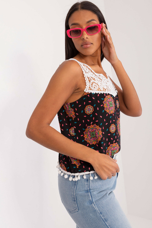 Crop top styl košile...