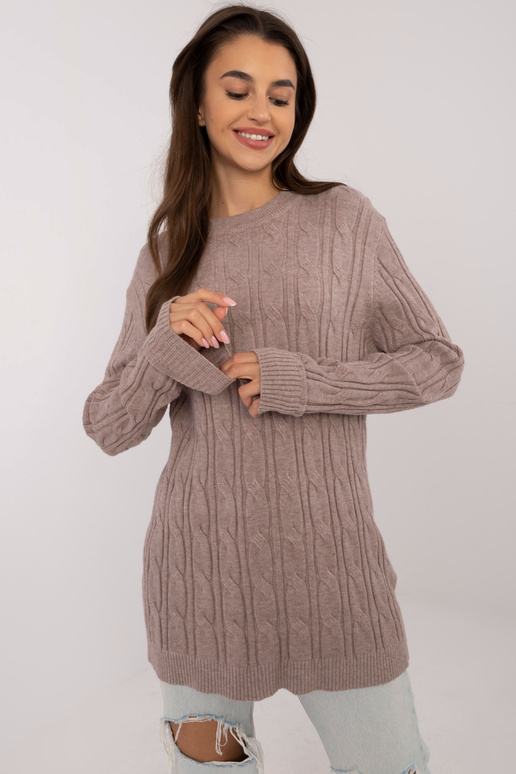 Svetr-AT-SW-2343.88-tmavě béžový