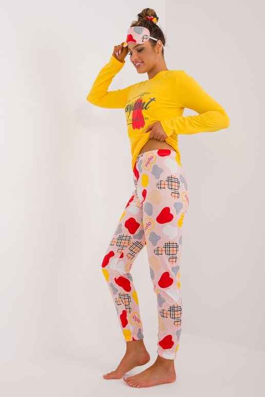 Piżama-CLM-PI-90165/2615.25-żółty