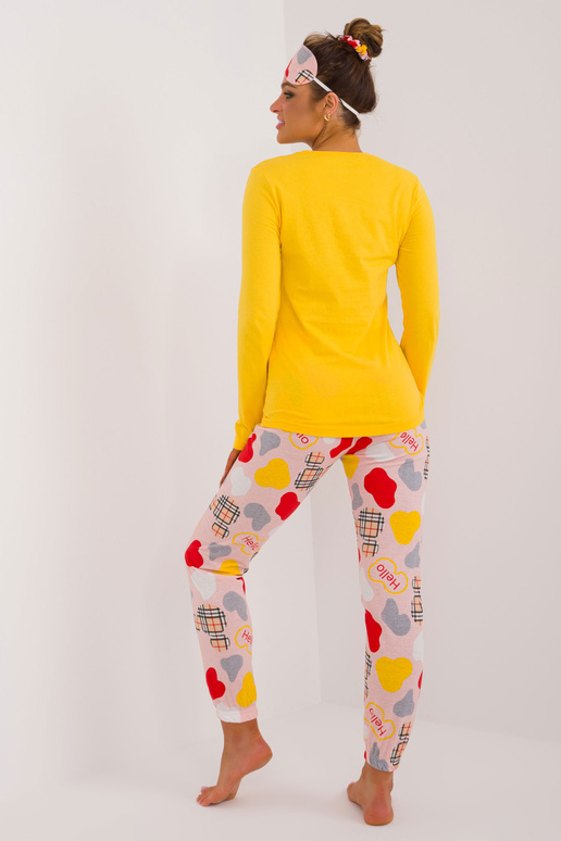 Piżama-CLM-PI-90165/2615.25-żółty