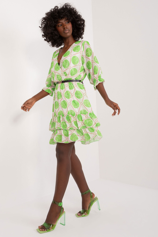 Šaty-DHJ-SK-17370.83-světle zelené