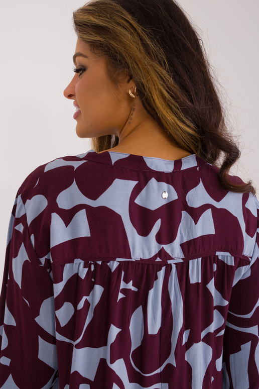 Bluzka-D73771M11186A-bordowy