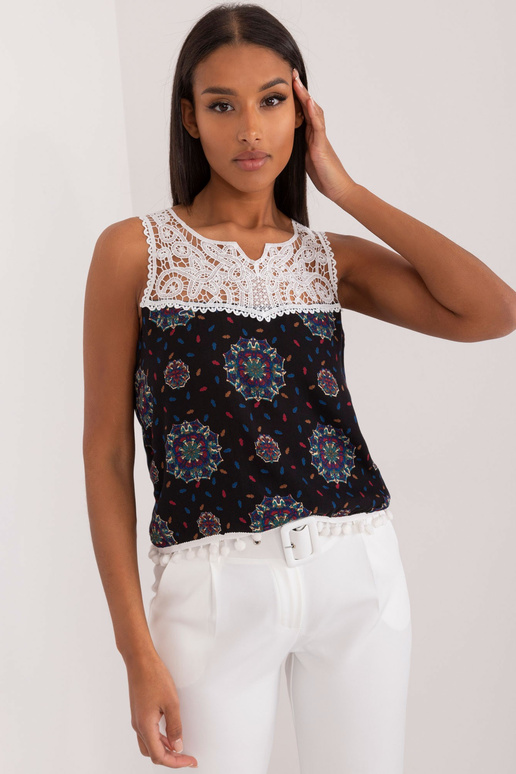 Crop top styl košile...