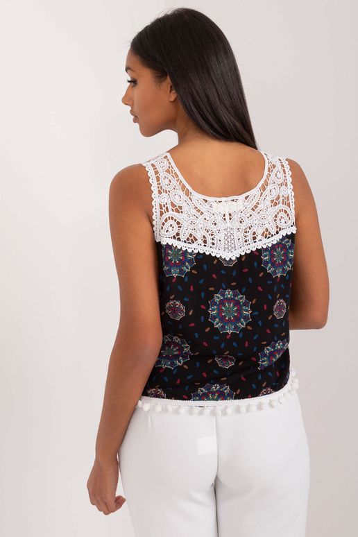 Crop top styl košile...