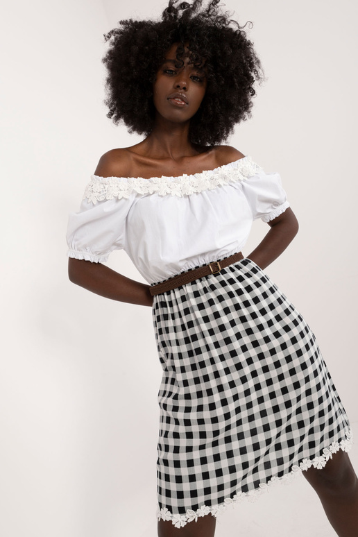 Šaty-LK-SK-506358.21P- bílá