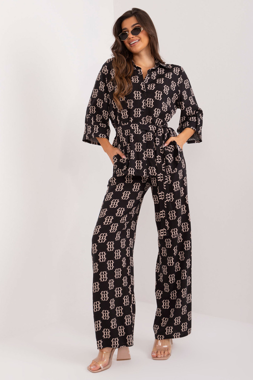 Komplet- LK-KMPL-509703.03X-černo-béžová