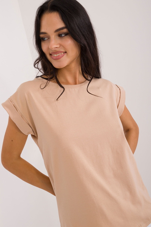 Tričko-RV-TS-4833.41X- Béžová barva