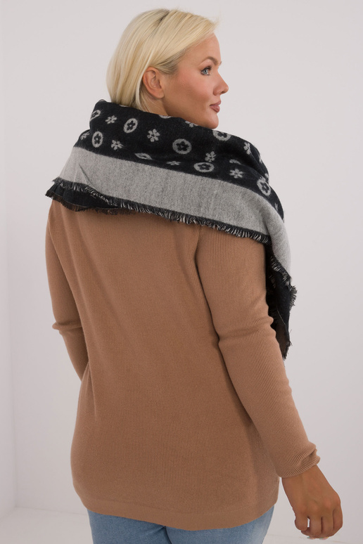 Šátek-AT-SZ-1701.61-šedo-černý Šátek-AT-SZ-1701.61-šedo-černý